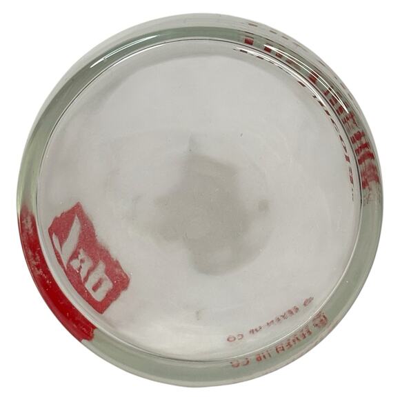 VTG SET OF (2) 7 UP Glass Tumbler THE UNCOLA Upside Down 5" Clear Drinking Cup - Picture 5 of 16